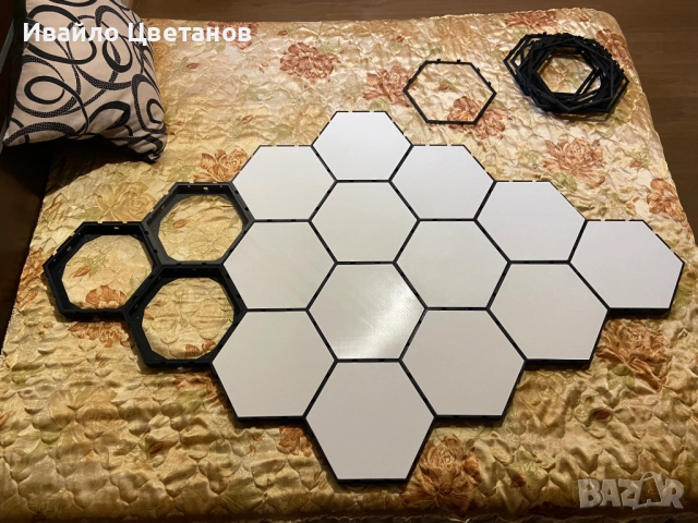 Hexa Panel Led Lights 3D Printed, снимка 5 - Лед осветление - 52743709
