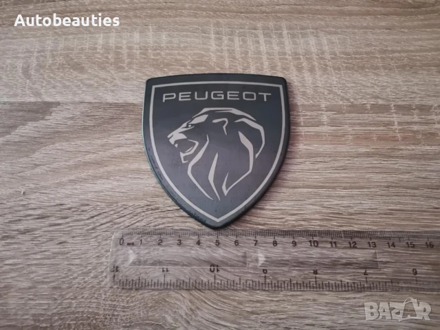 черна метална емблема Peugeot с новото лого, снимка 6 - Аксесоари и консумативи - 50600884