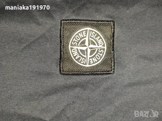 Stone Island  Compass-appliqué cotton T-shirt (S) мъжка тениска, снимка 3 - Тениски - 50383690