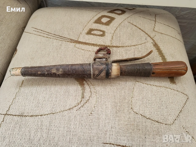 Автентичен берберски нож кама 18-19 век, снимка 7 - Колекции - 53923824