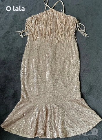 Миди пайетена рокля
