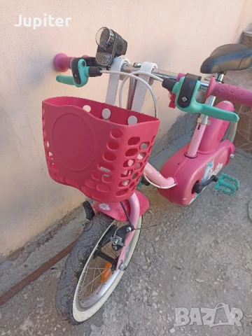 Велосипед 14 цола/инча BTwin момиче 3-5 години, снимка 3 - Велосипеди - 51151255