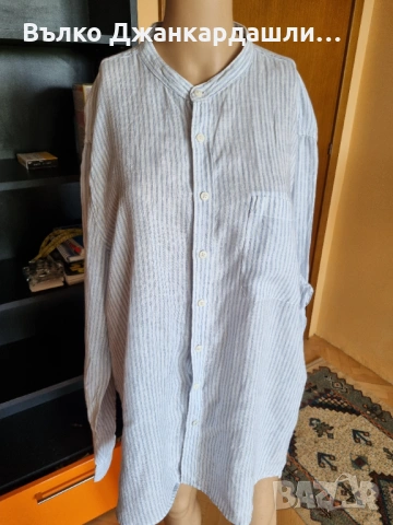 Мъжка ленена риза Angelo Litrico, размер XXL, снимка 2 - Ризи - 53231334