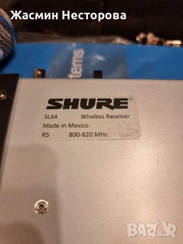 Shure slx4, снимка 8 - Микрофони - 52829003