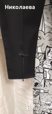 Ефектен Макси Кожен Панталон в черно-размери50,52,54!, снимка 11 - Панталони - 52377600