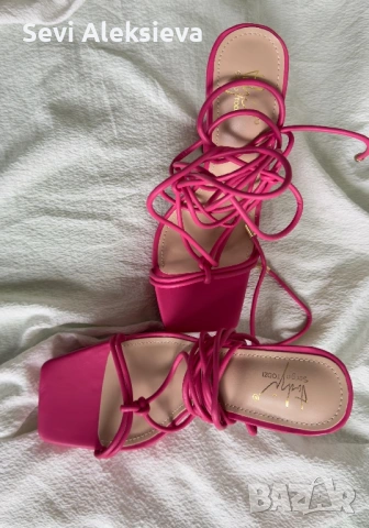 Дамски токове – размер 38, цикламено розови (нови)