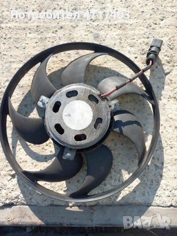 Вентилатор, на радиатора VW AUDI SEAT SKODA, снимка 2 - Части - 54192002