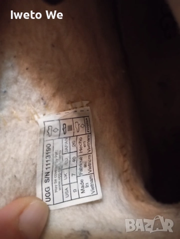 UGG Непромокаеми боти Classic mini N:40, снимка 5 - Дамски боти - 53343826