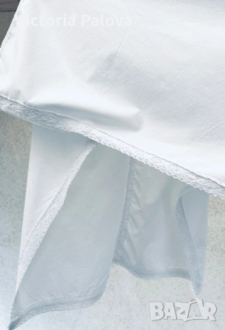 Луксозна бяла туника Phase Eight „Lighter. Brighter."100% памучен батист, снимка 7 - Туники - 53932181