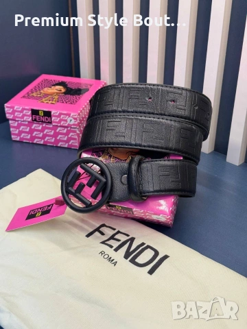 Колани Fendi от естествена кожа в кутия на марката , снимка 7 - Колани - 54035724