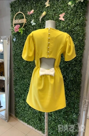 рокля с ефектен гръб , снимка 2 - Рокли - 50872222