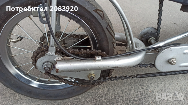 Продавам механична сгъваема тротинетка ., снимка 7 - Велосипеди - 44987070