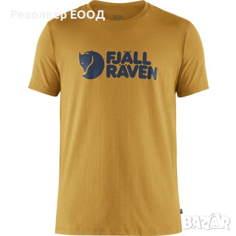 Тениска Fjall Raven - Logo, в цвят Ochre, снимка 1 - Екипировка - 45337712