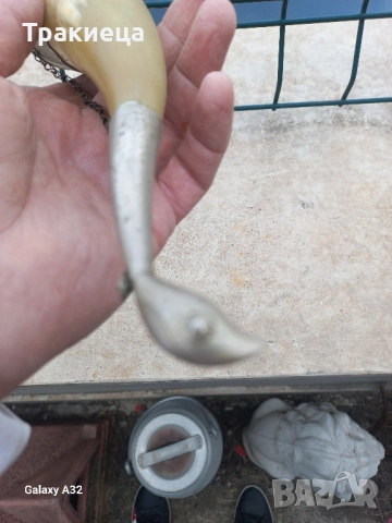 ВЪЗРОЖДЕНСКИ СРЕБЪРЕН РОГ ЗА ВИНО НАКИТ НОСИЯ , снимка 7 - Антикварни и старинни предмети - 51630196