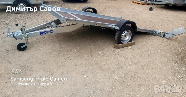 Туристическо, самосвално ремарке Поп-Индъстри за ATV,UTV, мотори до 750кg, снимка 6 - Ремаркета - 51973324
