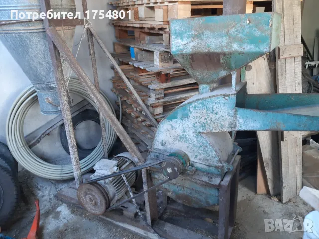 Фуражомелка /ярмомелка/ с циклон - Павликени - трифазна, снимка 1