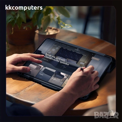 NILLKIN Bumper Leather Case Pro калъф за Xiaomi Pad 7 Pro / Pad 7 със слайд капак за камера и Origam, снимка 6 - Калъфи, кейсове - 53166227