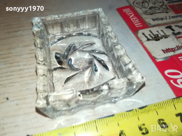 МАЛЪК СТЪКЛЕН ПЕПЕЛНИК 1405251108, снимка 13 - Антикварни и старинни предмети - 50282058