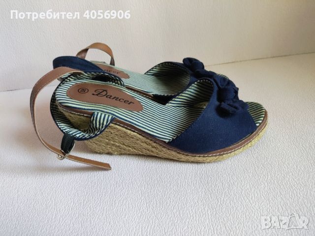 Дамски летни обувки на платформа , снимка 3 - Сандали - 46387365