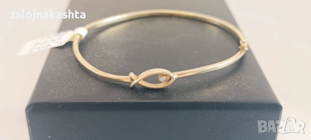 Златна гривна-4,40гр/14кр, снимка 5 - Гривни - 54025799