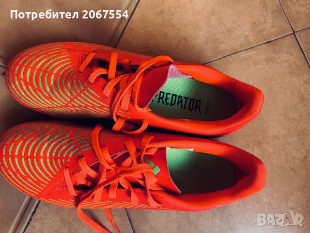 Футболни обувки стоножки Adidas Predator 38 номер, снимка 3 - Футбол - 46731988