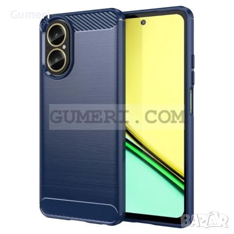 Realme C67 4G Противоударен Силиконов Гръб "Карбон Шарк"", снимка 3 - Калъфи, кейсове - 45451945