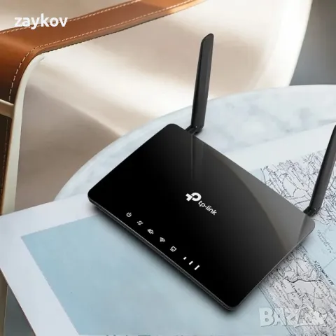 TP-Link Archer MR550 рутер 4G+ Cat6 300Mbps, Wi-Fi AC1200 Dual Band, със SIM, MicroSIM, Gigabit LAN, снимка 6 - Рутери - 47270260