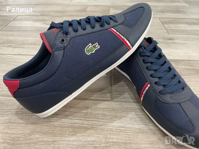 Сини мъжки маратонки Lacoste 44,5 н., снимка 2 - Маратонки - 47314198