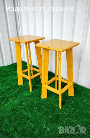 бар стол от дърво по поръчка , снимка 3 - Столове - 50287903