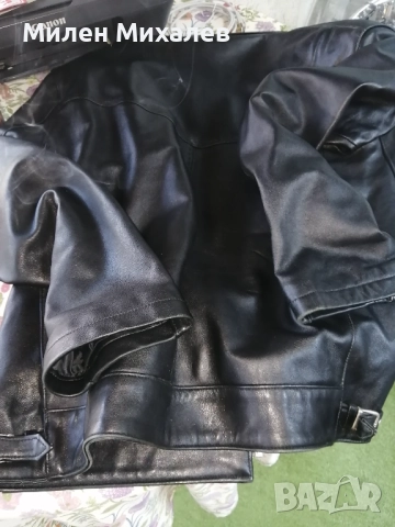 Продавам мъжко кожено яке от естествена кожа. Телешки бокс. , снимка 8 - Якета - 51952352