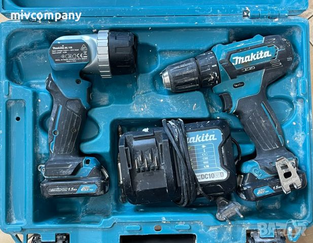 Акумулаторен винтоверт MAKITA DF333D + Фенер, снимка 1 - Винтоверти - 46783802