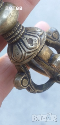 Бронзов тибетски   ритуален амулет., снимка 8 - Антикварни и старинни предмети - 51463790