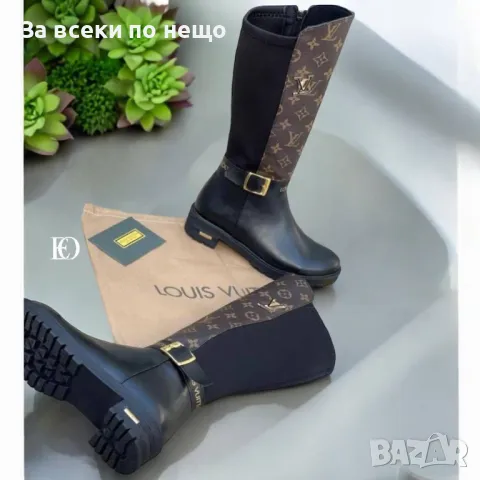 Дамски зимни дълги ботуши Louis Vuitton 👢 Gucci 👢 Chanel 👢 Burberry 👢 Christian Dior Код D932, снимка 9 - Дамски ботуши - 47317035