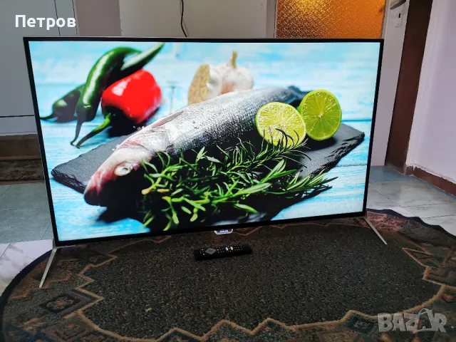  телевизор Philips 49PUS7100/12 ULTRA HD TV Android · 4K Ultra HD LED · Двустранен Ambilight · Диаго, снимка 3 - Телевизори - 47425575