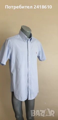 POLO Ralph Lauren Cotton Custom Fit Mens Size 15 1/2 - 39 - M  ОРИГИНАЛНА Риза!, снимка 3 - Ризи - 51205102