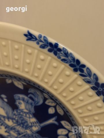 декоративна порцеланова чиния Arzberg  кобалт, снимка 3 - Декорация за дома - 45687753