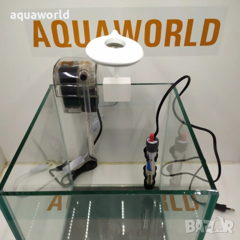 Оборудван нано аквариум 18 л, снимка 2 - Аквариуми - 54275746