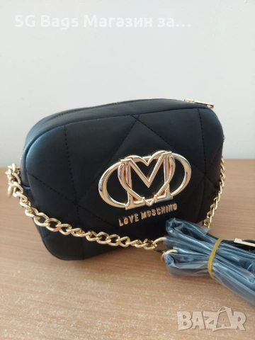 Moschino дамска чанта през рамо  код 18, снимка 10 - Чанти - 34004324