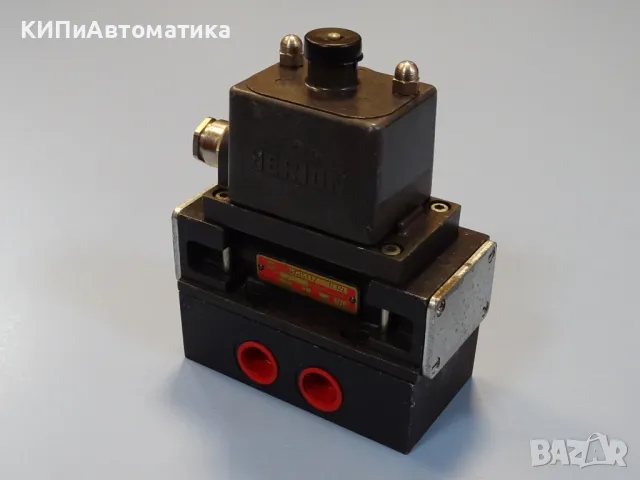 пневматичен разпределител HERION 26511C69 Single Solenoid Valve 220V/50Hz G1/2, снимка 2 - Резервни части за машини - 47789567