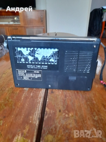 Старо радио,радиоприемник Magton MG-990, снимка 4 - Антикварни и старинни предмети - 54263181