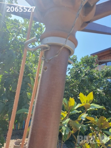 Дървен чадър , снимка 3 - Градински мебели, декорация  - 51510197