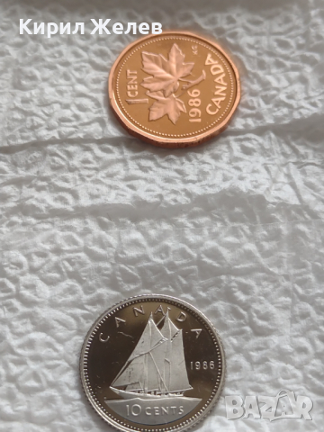 Лот монети 12 броя Канадски долара, центове непипани мат гланц перфектно състояние 43634, снимка 8 - Нумизматика и бонистика - 45020832