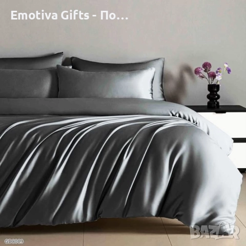 Луксозен комплект от висококачествен памучен сатен, снимка 9 - Спално бельо - 52885377