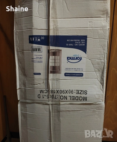 Продавам душ кабина /параван 90/90, снимка 4 - Душ кабини и вани - 54159457