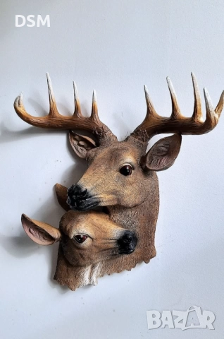 Ново Пано За Стена  - Елен  - Декорация  Еленчета 35см, снимка 4 - Статуетки - 35044617