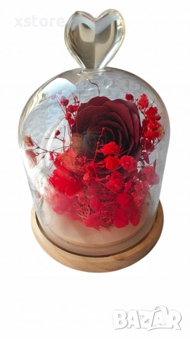 Роза в стъкленица подходяща за всяка дама, снимка 2 - Подаръци за жени - 52793472