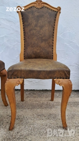 Стол и табуретка масив, снимка 2 - Столове - 52213332