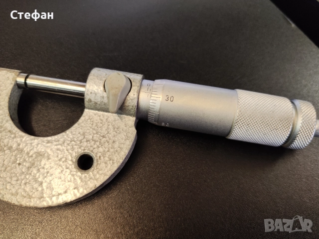 Микрометър от 0 до 25мм. В отлично състояние., снимка 3 - Други инструменти - 51983021