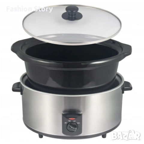 Slow Cooker тенджера Royalty Line SLC1012/SLC1013 – спестява време, съхранява вкуса, снимка 4 - Съдове за готвене - 51864560