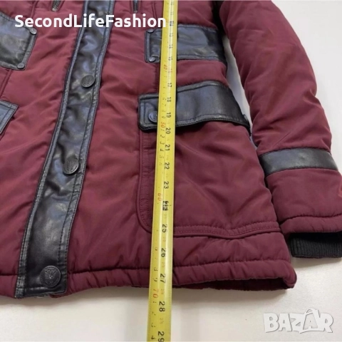 Дамско зимно яке Navahoo с подплата, топло, цвят Бордо размер XS., снимка 6 - Якета - 52859048